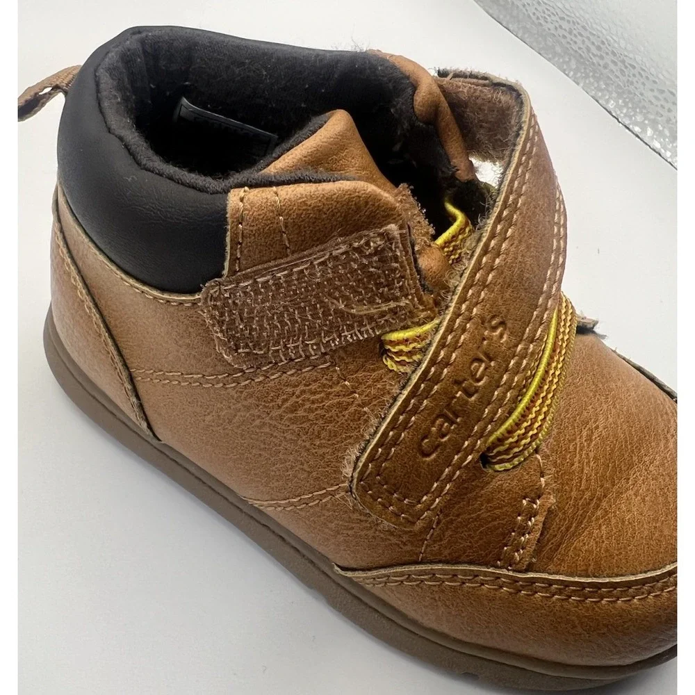 Carters Toddler‎ Boots Brown Size 5M Excellent Condition